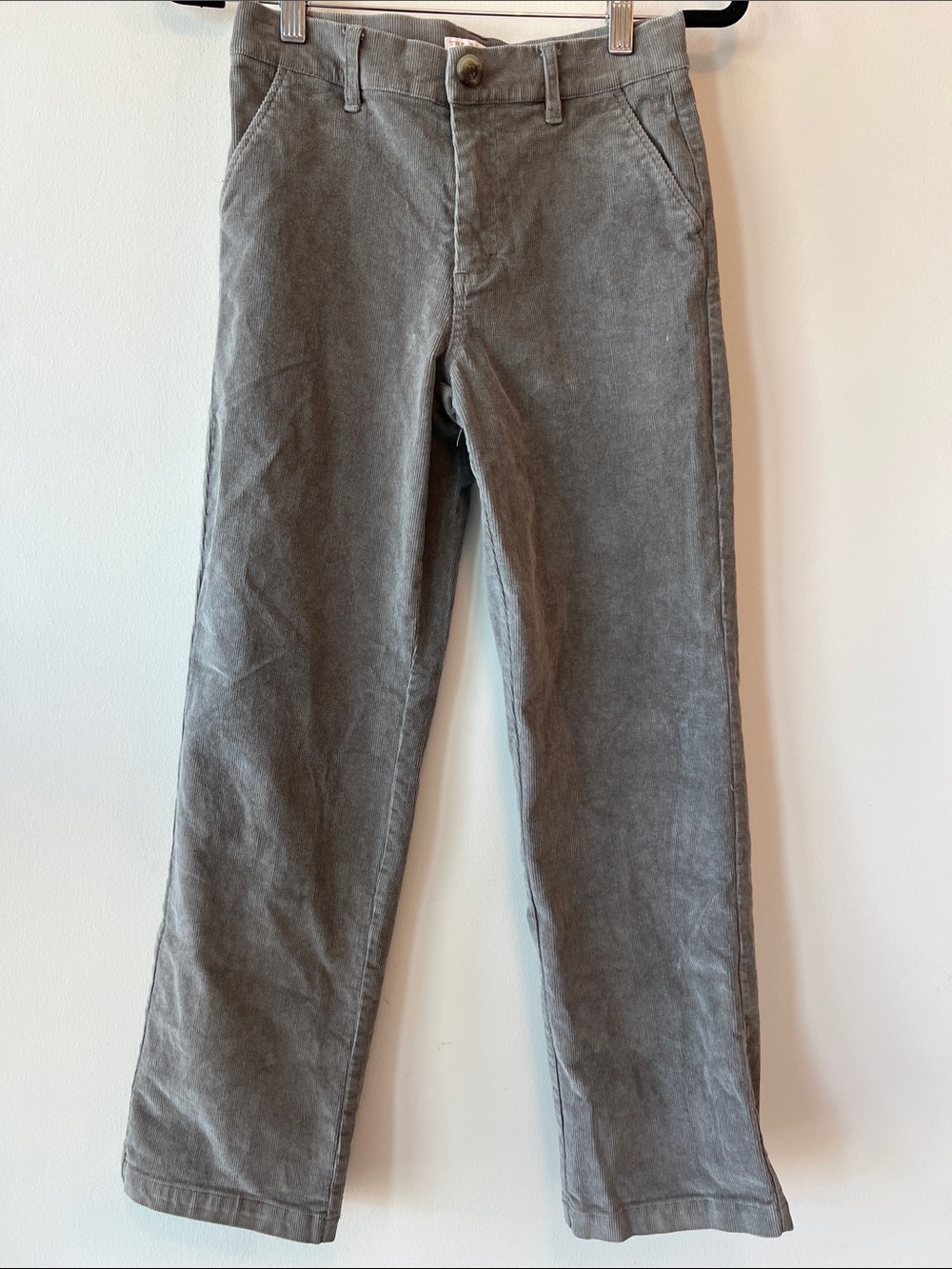 The Beaufort Bonnet Company Straight-Leg Boys Corduroy Pants in Gray